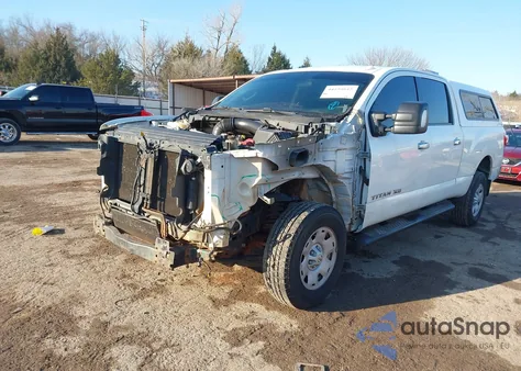 2017 Nissan Titan Xd Sv Diesel из США, поврежденный, VIN 1N6BA1F34HN516130
